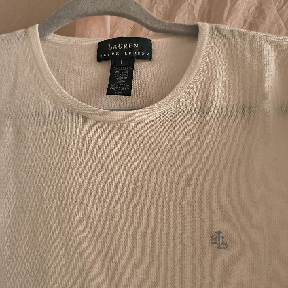 Lauren Ralph Lauren White Sweater